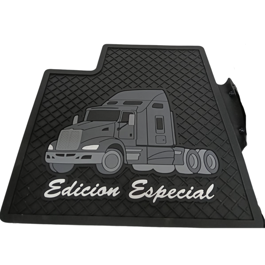 Juego de Tapetes de Hule Color Gris Tipo Original para Kenworth T800 / T660 / W900