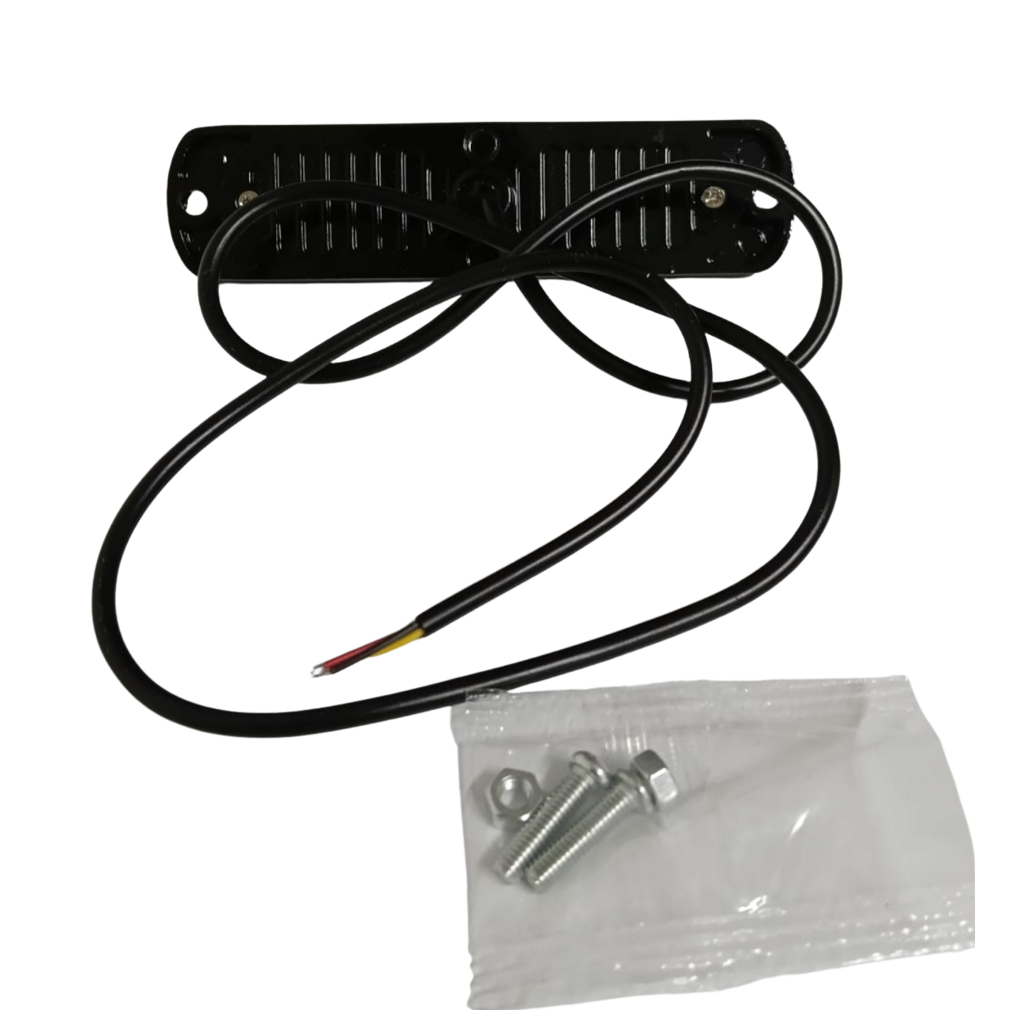 Luz Marcadora Lateral / Gálibo Rectangular 6 LEDs Ámbar - Multivoltaje 12V/24V (LAAF+4)