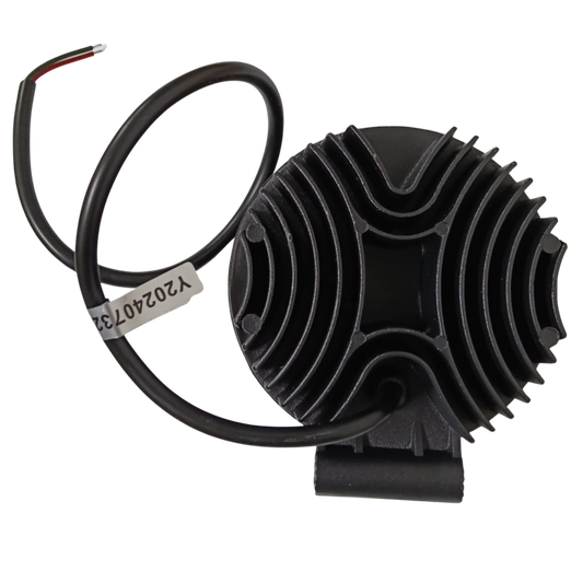 Faro Auxiliar LED Redondo 4.5" de Alta Potencia 9 LED - Base Negra de Aluminio