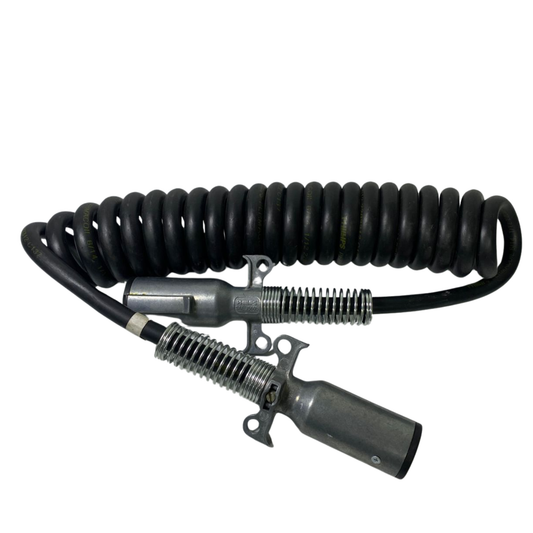 Cable Espiral Eléctrico de 7 Vías para Remolque PH24-4621