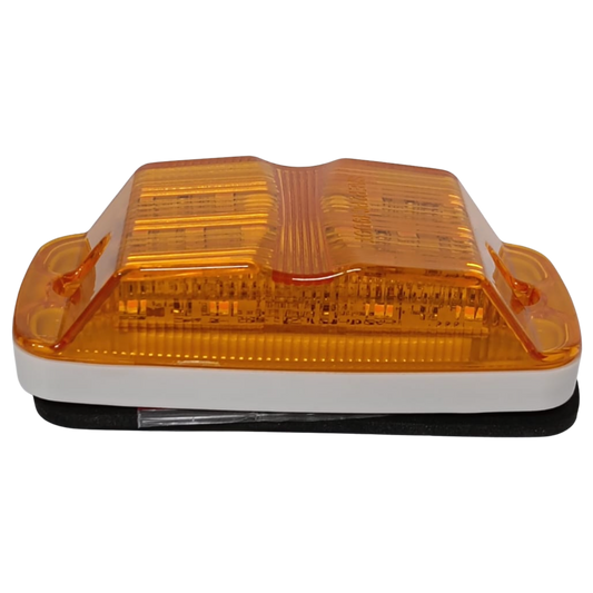 Plafón Rectangular 4x2" LED Ámbar de Alta Intensidad (15 LED)