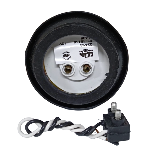 Plafón Sellado Redondo 2" Ámbar Incandescente con Terminales - Tipo 2241