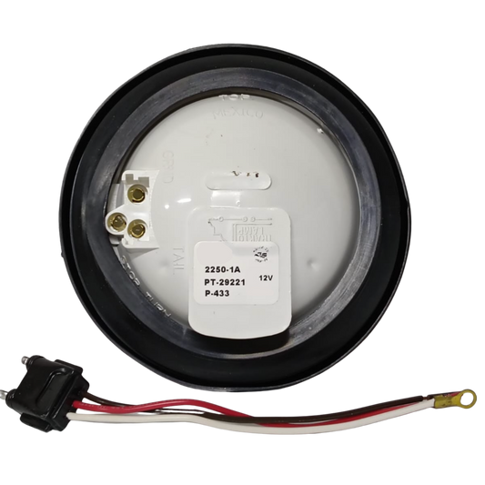 Lámpara Sellada Ámbar 4" Direccional con Hule y Conector (Estándar Tipo 2250)