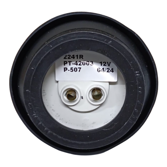 Plafón Sellado Redondo 2" Rojo Incandescente con Terminales - Tipo 2241