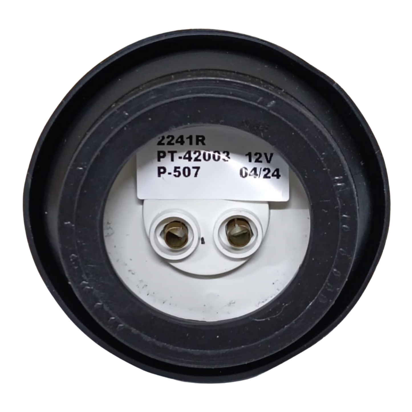 Plafón Sellado Redondo 2" Rojo Incandescente con Terminales - Tipo 2241