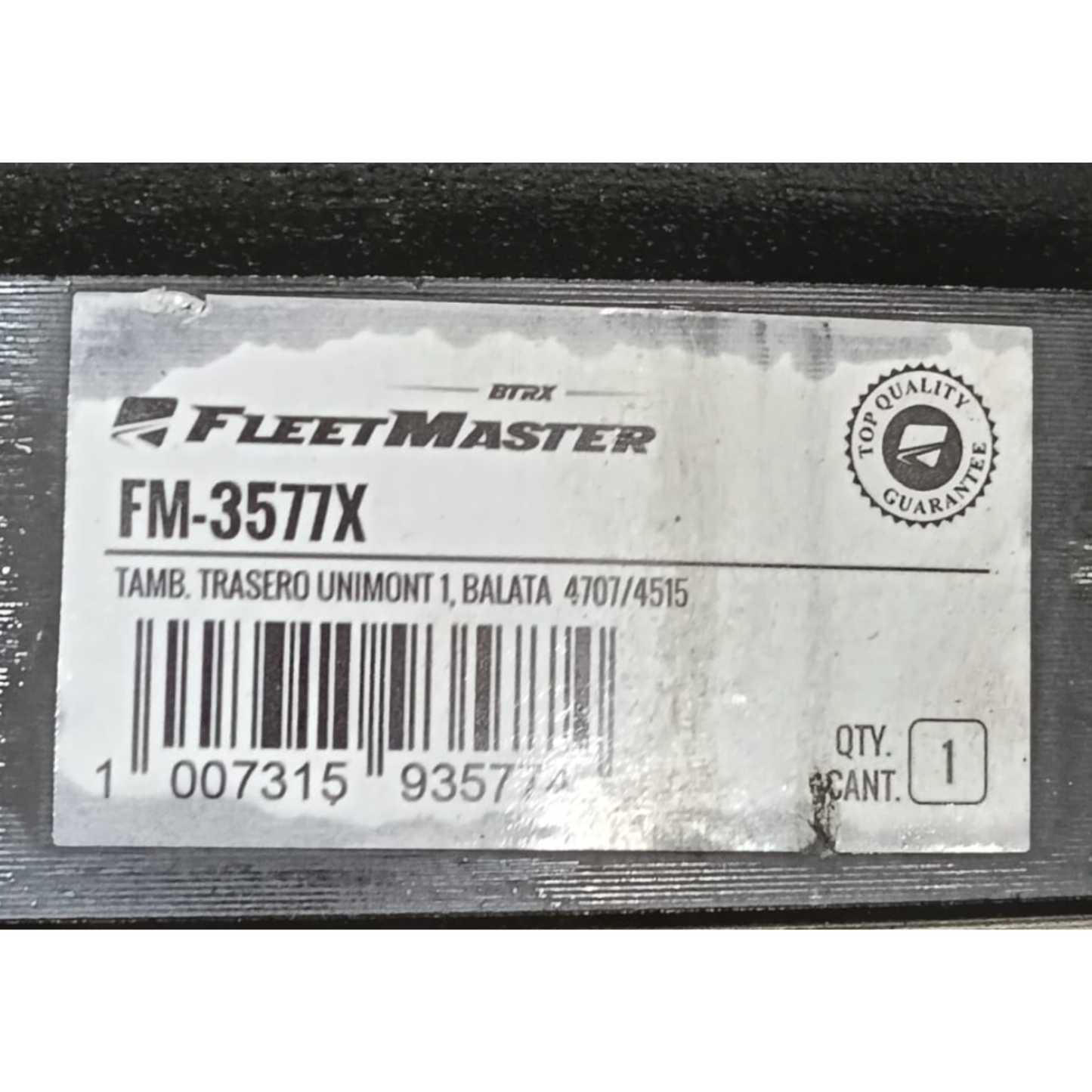 Tambor de Freno Trasero 16.5" x 7" Unimount (10 Birlos) - Código FM-3577X