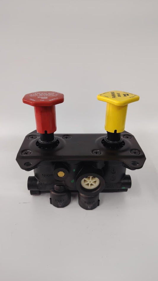 Válvula de Control de Tablero Bendix MV-3 (Botones Rojo/Amarillo) - Código 800260