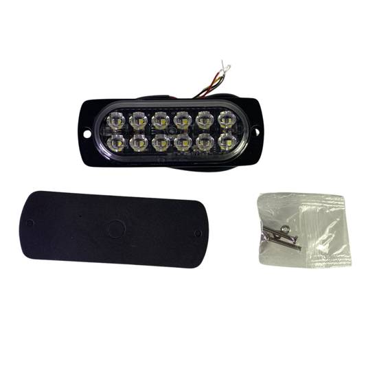Plafón LED Ovalado 6" con Base Rectangular (Blanco / Luz de Reversa) 14719