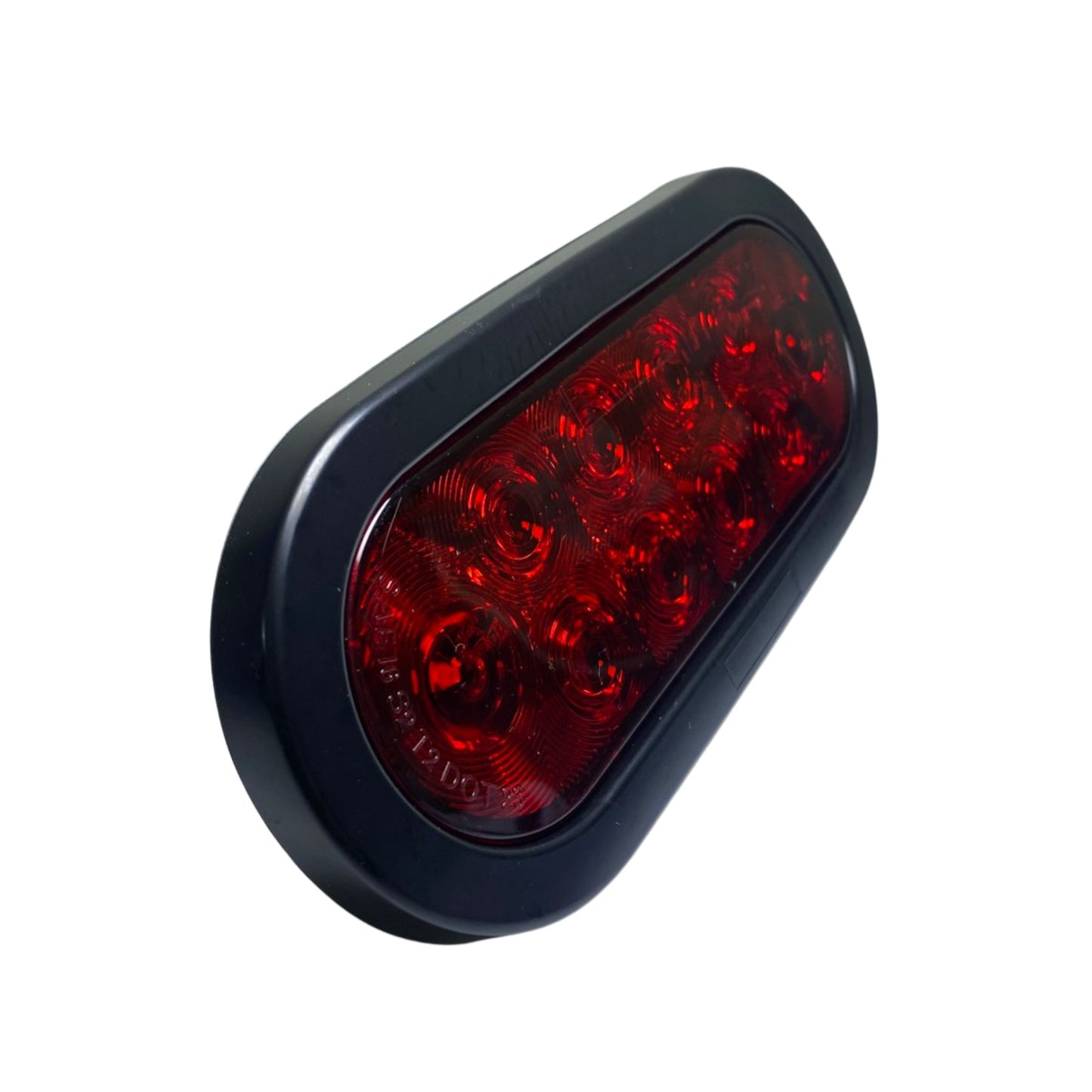 Plafón LED Ovalado 6" Rojo para Alto y Direccional ACP106210R