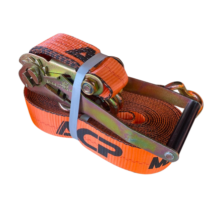 Banda de Sujeción con Matraca 2" x 30 Pies  - Gancho de Alambre / Doble J (ACP2X30W)