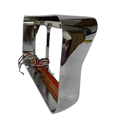 Bisel Cromado para Faro Rectangular Doble con Tira LED Ámbar (14 LED) - Kenworth T800/T600/W900