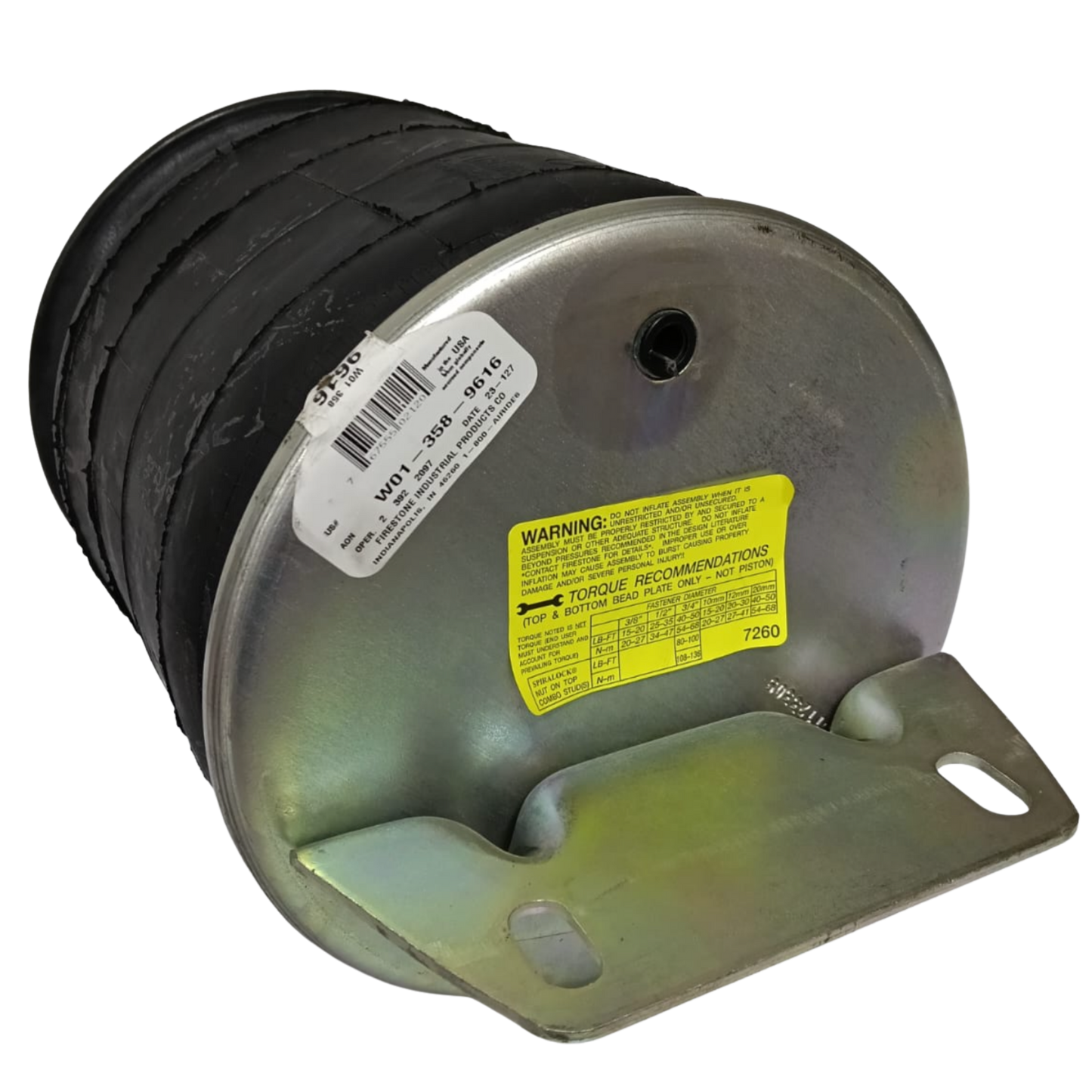 Bolsa de Aire Trasera para Suspensión Kenworth - Tipo 9616