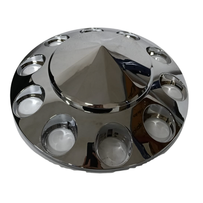 Copa de Eje Delantero Cromada Diseño "Pico Diamante" - 15616