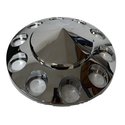 Copa de Eje Delantero Cromada Diseño "Pico Diamante" - 15616