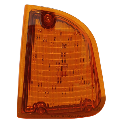 Cuarto Lateral de Cofre Izquierdo para Kenworth T600 (29 LEDs Ámbar) - Lado Chofer