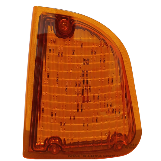 Cuarto Lateral de Cofre Izquierdo para Kenworth T600 (29 LEDs Ámbar) - Lado Chofer