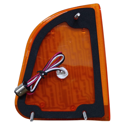 Cuarto Lateral de Cofre Izquierdo para Kenworth T600 (29 LEDs Ámbar) - Lado Chofer