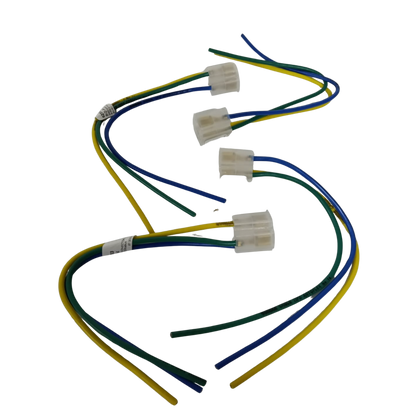 Kit 4 Piezas: Conectores / Sockets Universales H4 y Silvín (3 Terminales) - Para Renovación Frontal