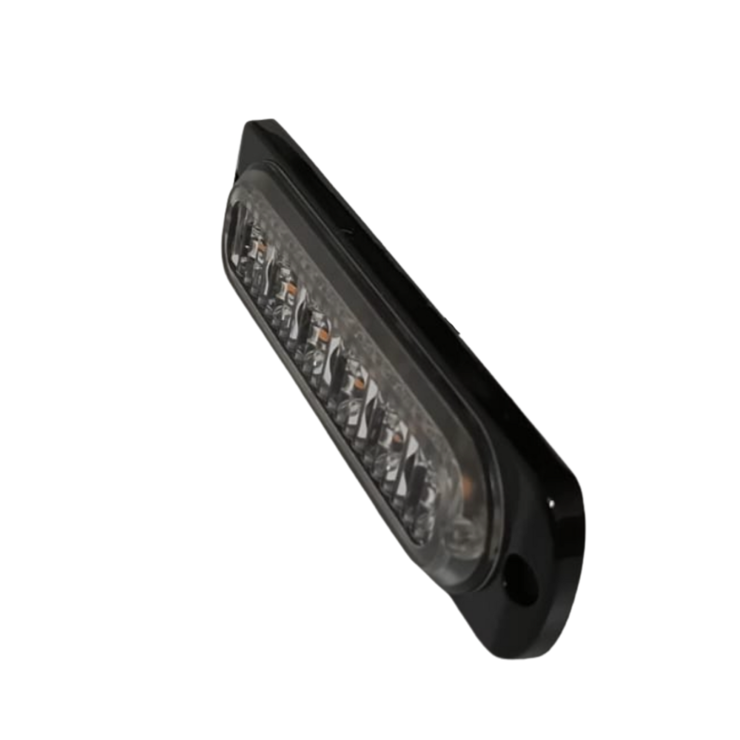 Luz Marcadora Lateral / Gálibo Rectangular 6 LEDs Ámbar - Multivoltaje 12V/24V (LAAF+4)