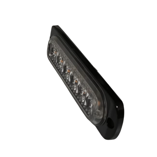Luz Marcadora Lateral / Gálibo Rectangular 6 LEDs Ámbar - Multivoltaje 12V/24V (LAAF+4)