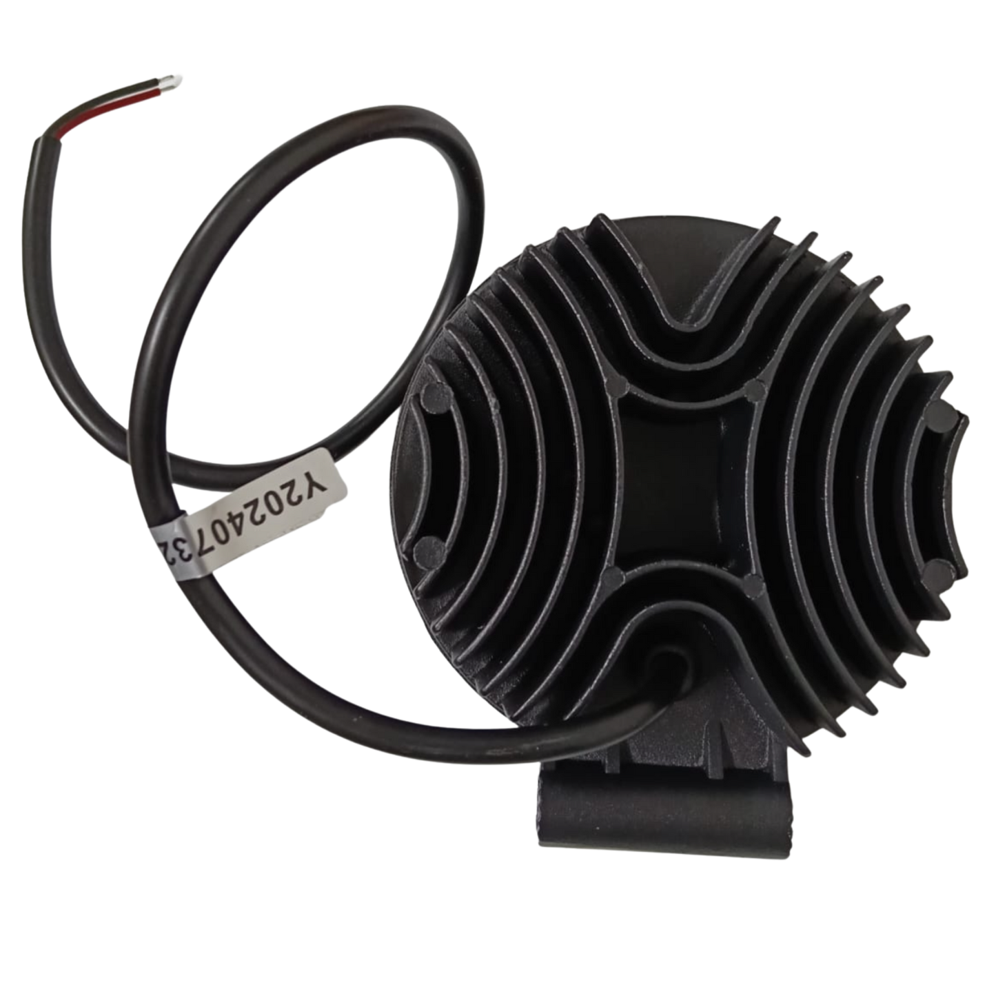 Faro Auxiliar LED Redondo 4.5" de Alta Potencia 9 LED - Base Negra de Aluminio