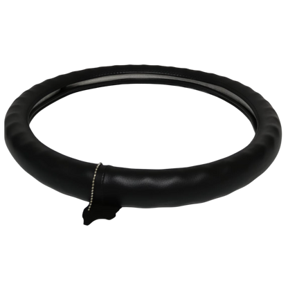 Funda para Volante de Tractocamión 18" (46cm) Negro Tipo Piel - Agarre Premium (11304)