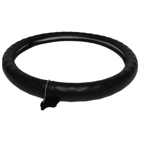 Funda para Volante de Tractocamión 18" (46cm) Negro Tipo Piel - Agarre Premium (11304)
