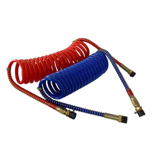 Juego de Mangueras de Aire Espiral Phillips (Roja y Azul) - 15 Pies - Código 11-715