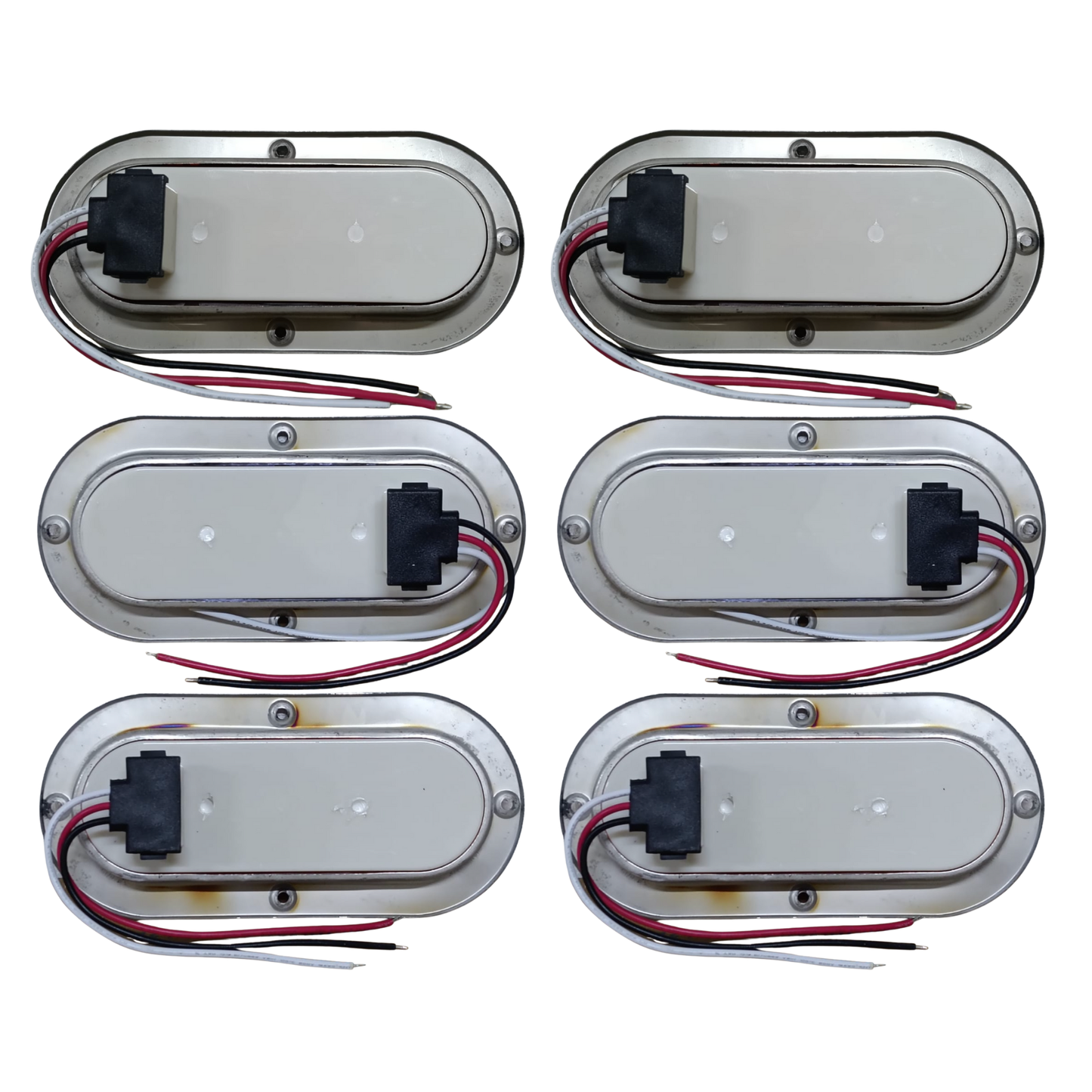 Kit de Renovación Trasera LED - Plafones Ovalados 24 LEDs (Juego de 6 Piezas)