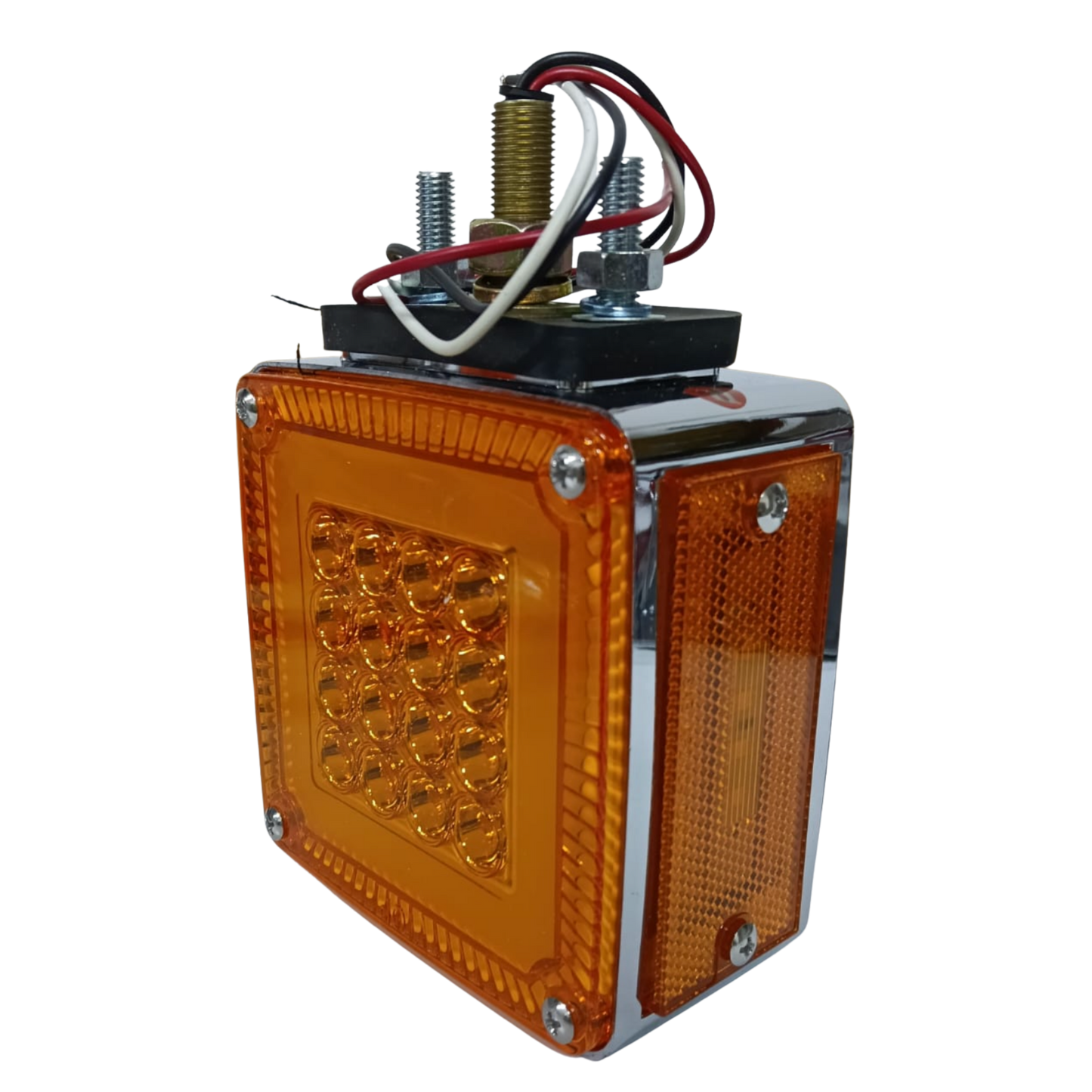 Plafón Trasero "Halo" 36 LEDs Rojo/Ámbar con Estrobo y Direccional - Lado Derecho (Pasajero)