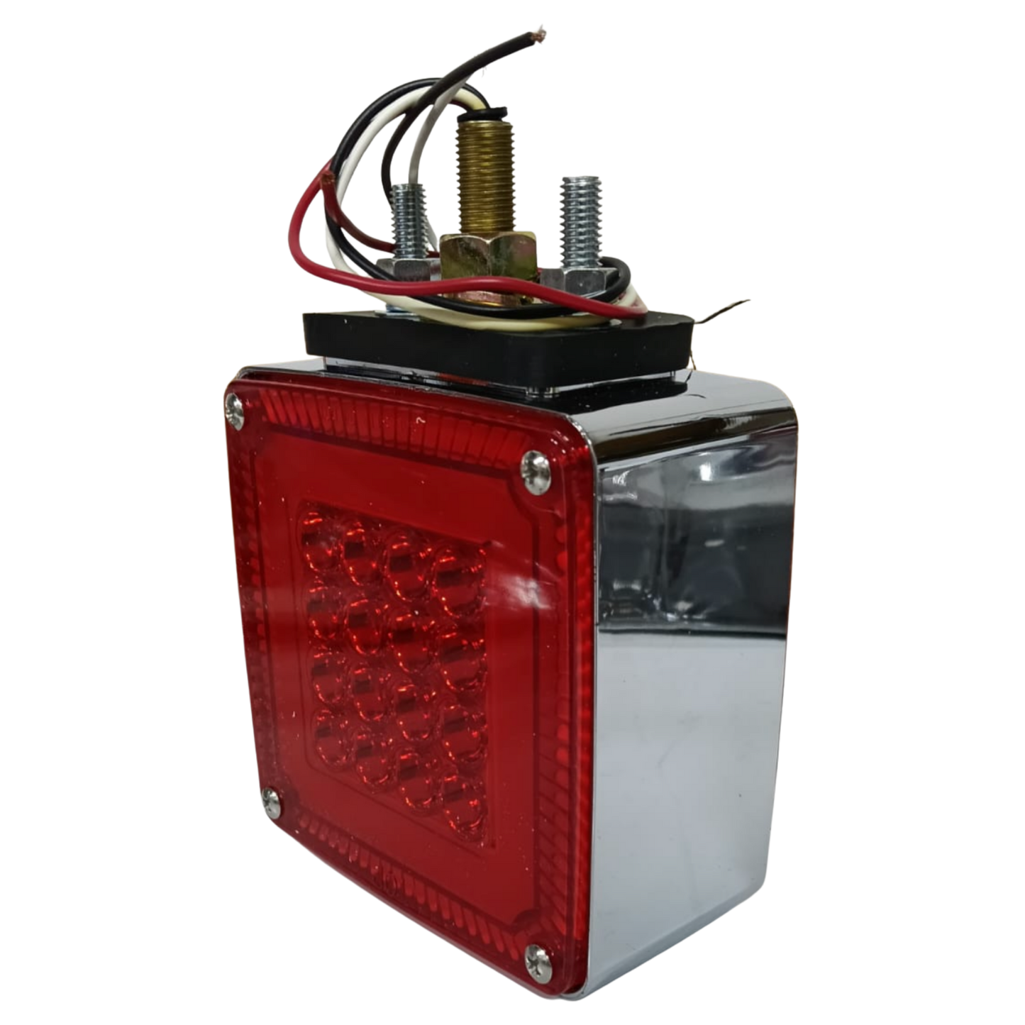 Plafón Trasero "Halo" 36 LEDs Rojo/Ámbar con Estrobo y Direccional - Lado Derecho (Pasajero)