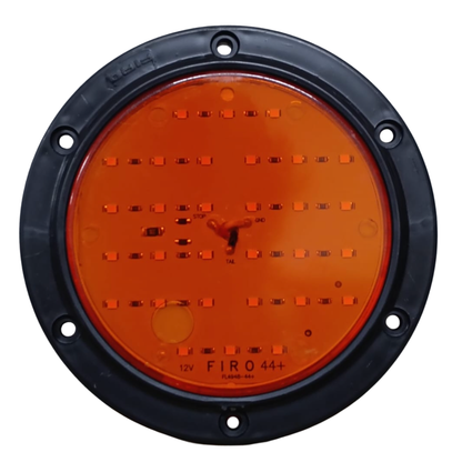 Plafón Redondo 4" Plano Ámbar 30 LEDs (Alta Potencia 5W) - 44+