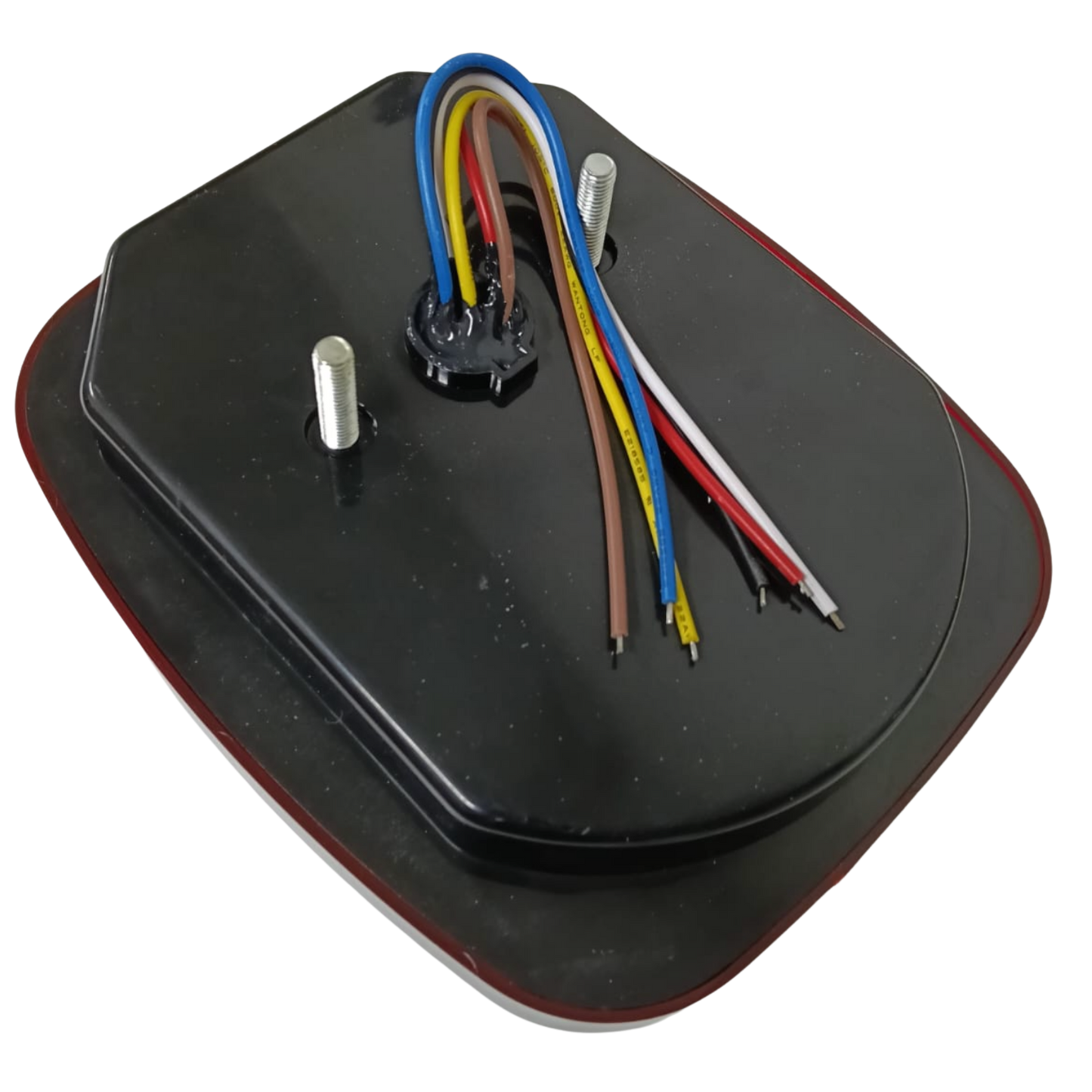 Calavera Trasera "Tipo Jeep" LED con Luz de Reversa Integrada - 12V Universal (Stop, Vuelta y Cuarto)