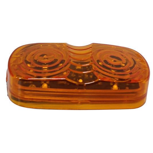 Plafón LED Ámbar "Doble Óptico" de 16 LED - Marcador Lateral de Alta Intensidad (ACP)