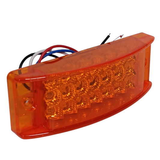 Plafón Rectangular 6" LED Ámbar (21 LEDs) | Código 14338