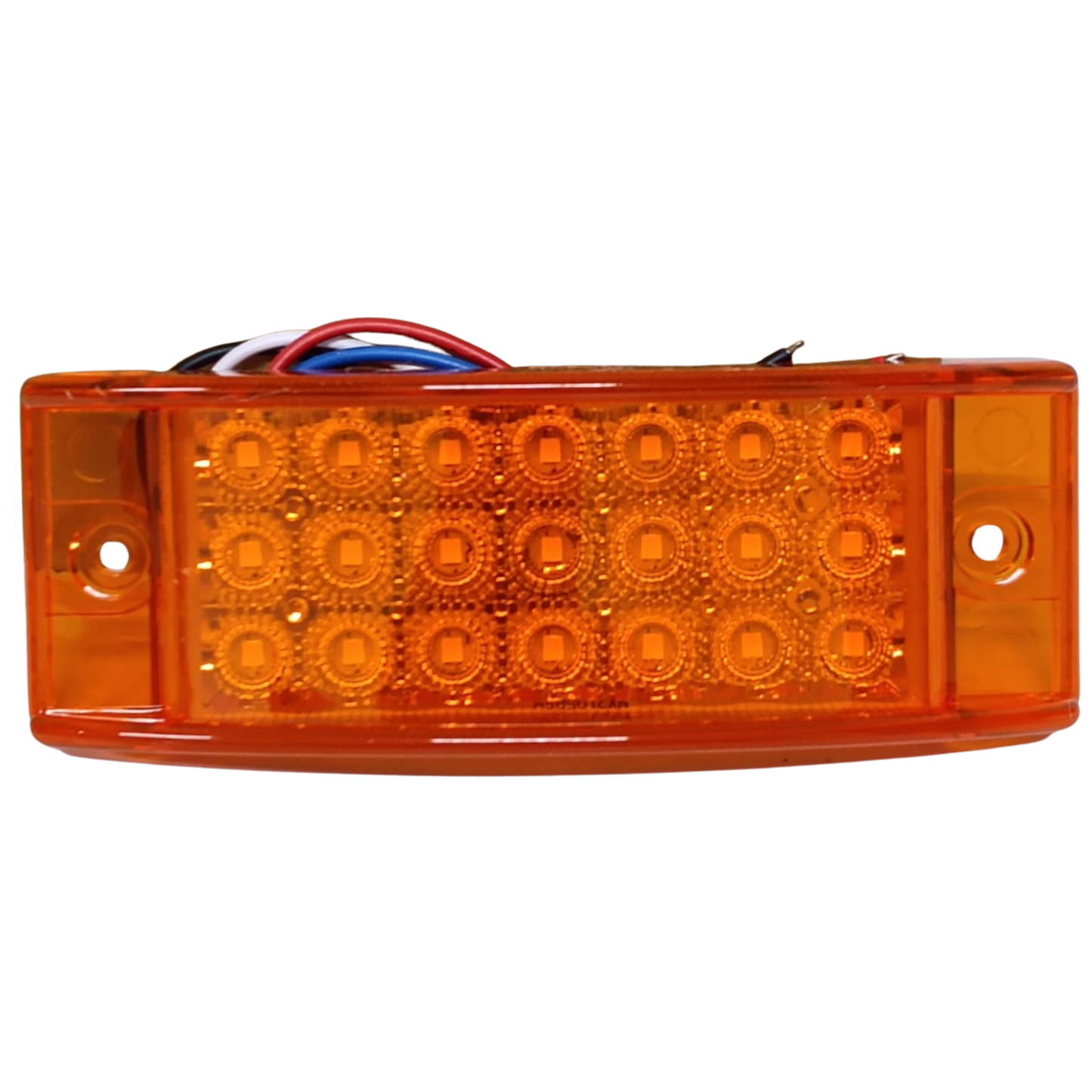 Plafón Rectangular 6" LED Ámbar (21 LEDs) | Código 14338