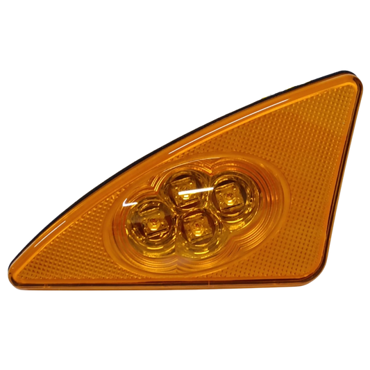 Plafón Direccional Lateral de Salpicadera para Kenworth T660/T370 - LED Ámbar (Cofre Trasero)