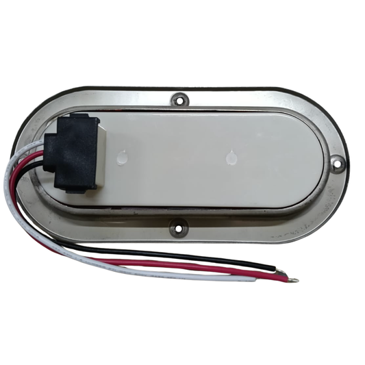 Plafón Ovalado 6" Rojo 24 LEDs (Stop / Cuarto / Direccional) - 15722