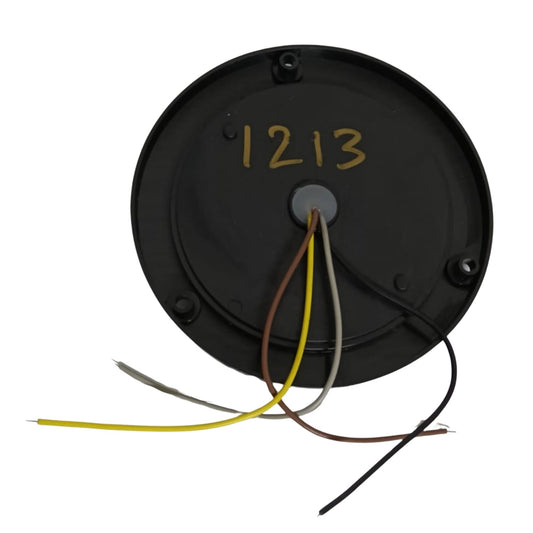 Plafón Marcador Redondo Ámbar LED con Brida de Seguridad (12/24V) - 1213