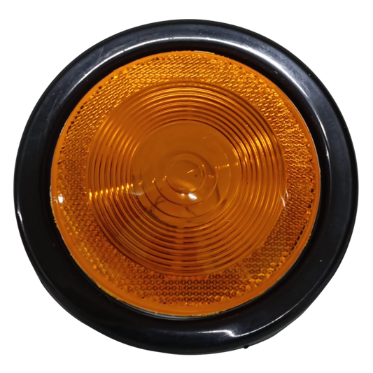 Lámpara Sellada Ámbar 4" Direccional con Hule y Conector (Estándar Tipo 2250)