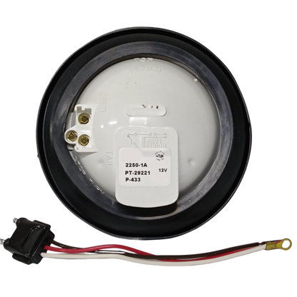Lámpara Sellada Ámbar 4" Direccional con Hule y Conector (Estándar Tipo 2250)