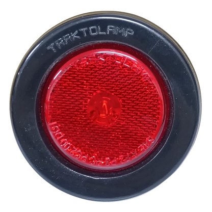 Plafón Sellado Redondo 2 ½" Rojo para Gálibo con Hule y Conector (Serie 2240)