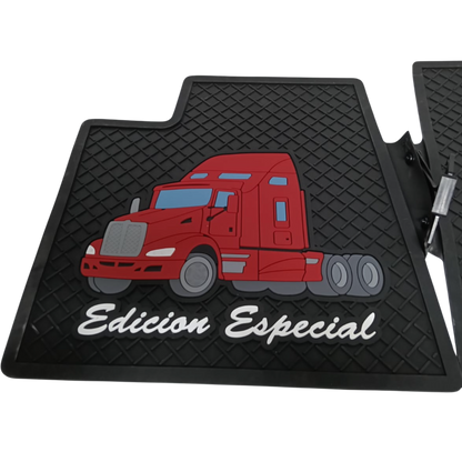 Juego de Tapetes de Hule Tipo Original para Kenworth T800 / T660 / W900 - Código 12173